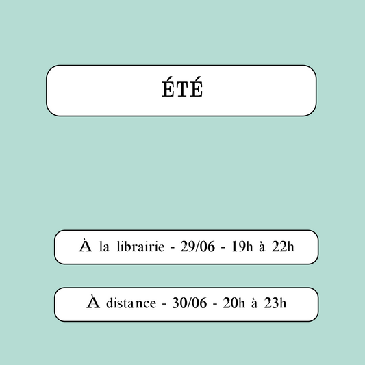 Atelier d'écriture "Été" le 29/06