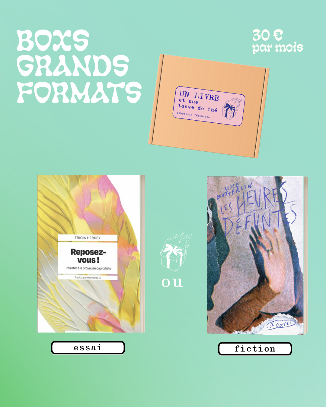Box féministe grand format (abonnement 3 mois)