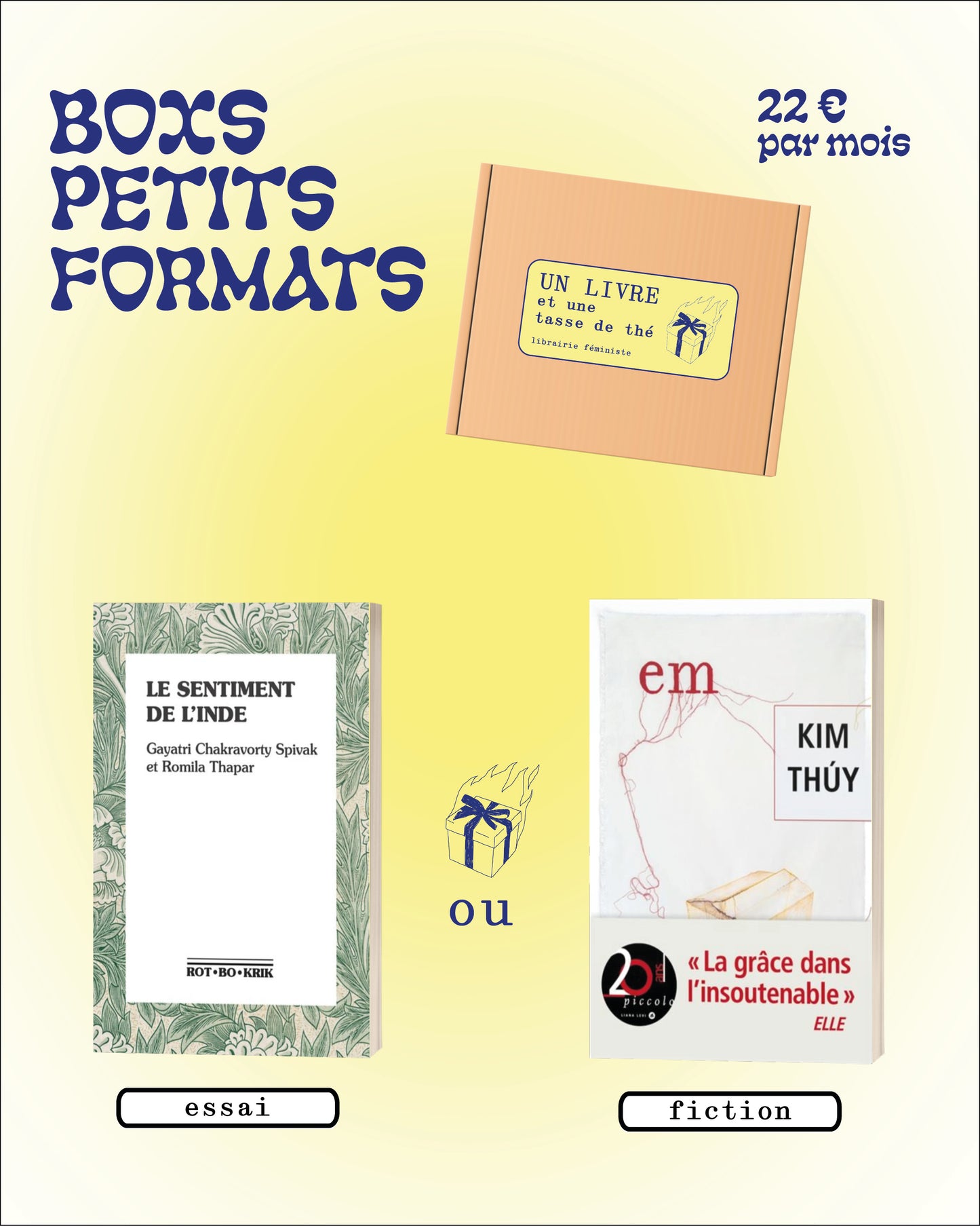 Box féministe petit format (abonnement 3 mois)