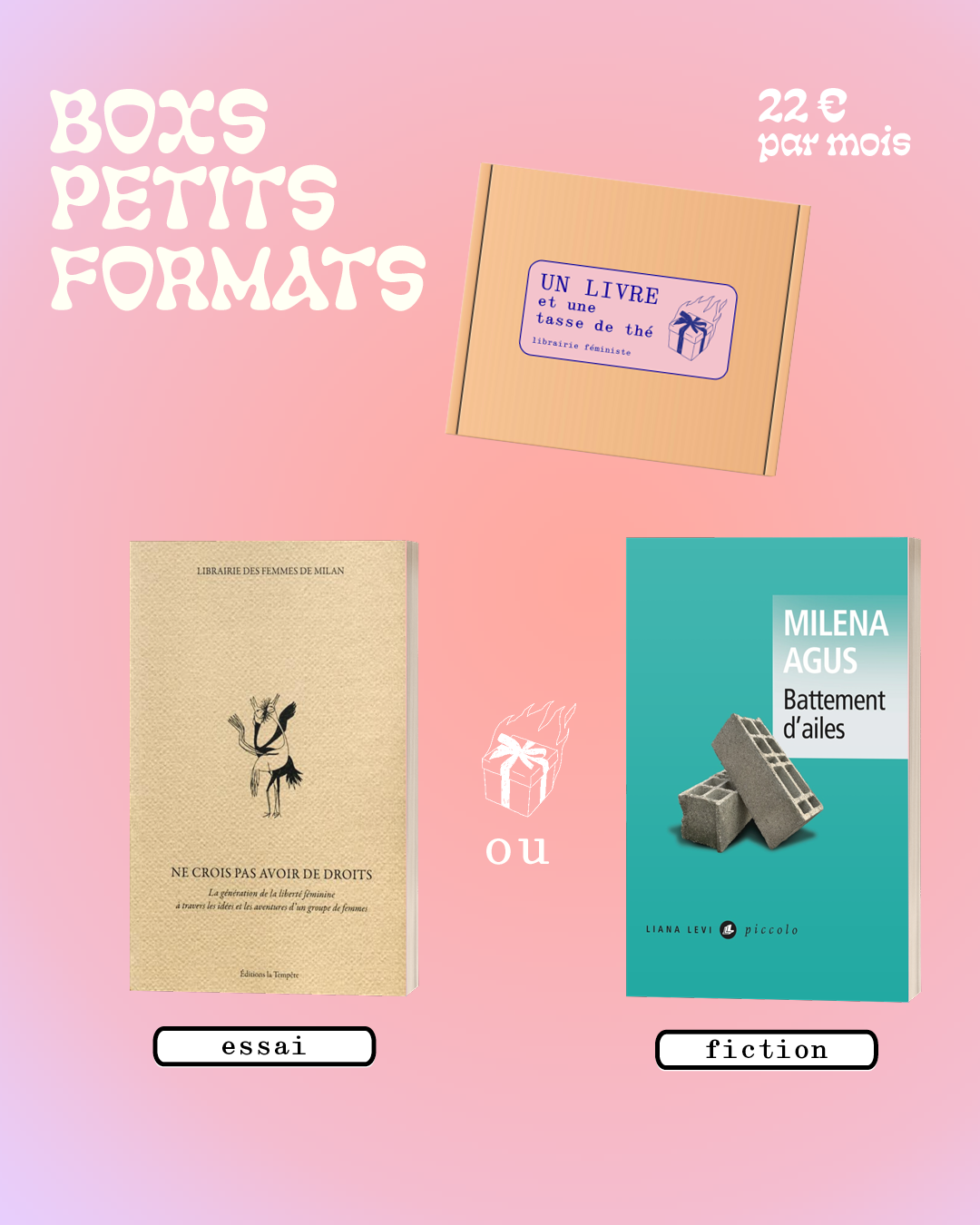 Box féministe petit format (abonnement mensuel)