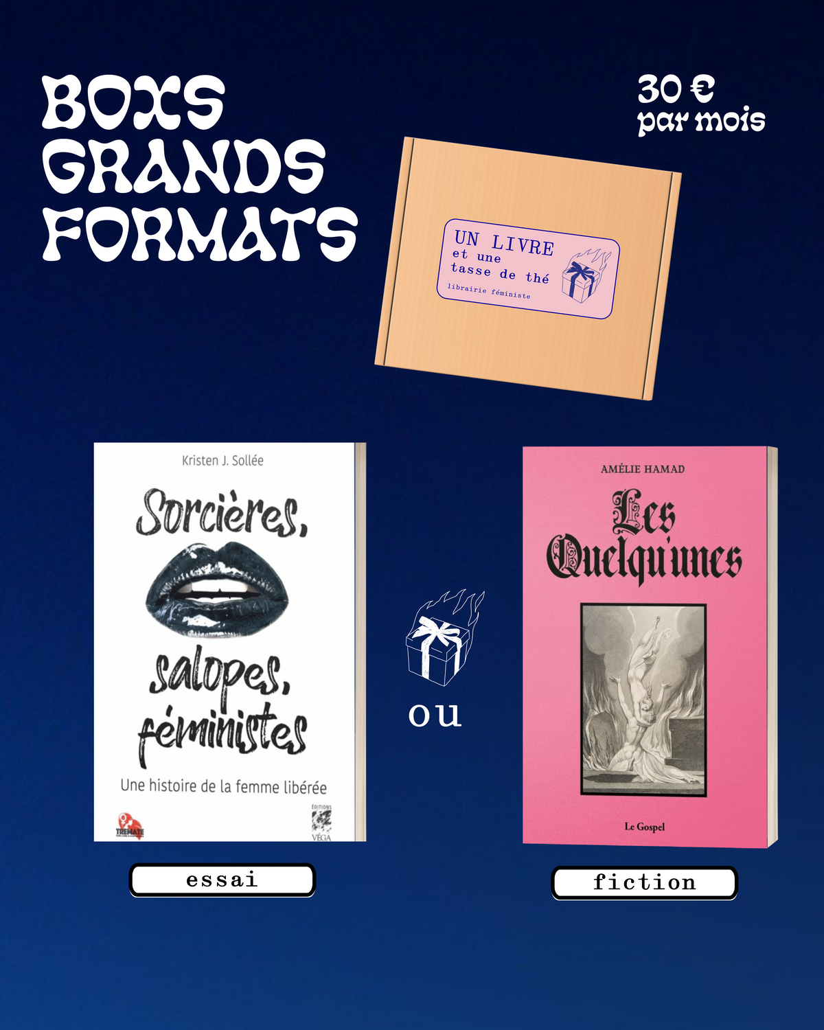 Box féministe grand format (abonnement mensuel)