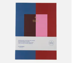 Journal agenda mensuel de 24 mois - A-stationery
