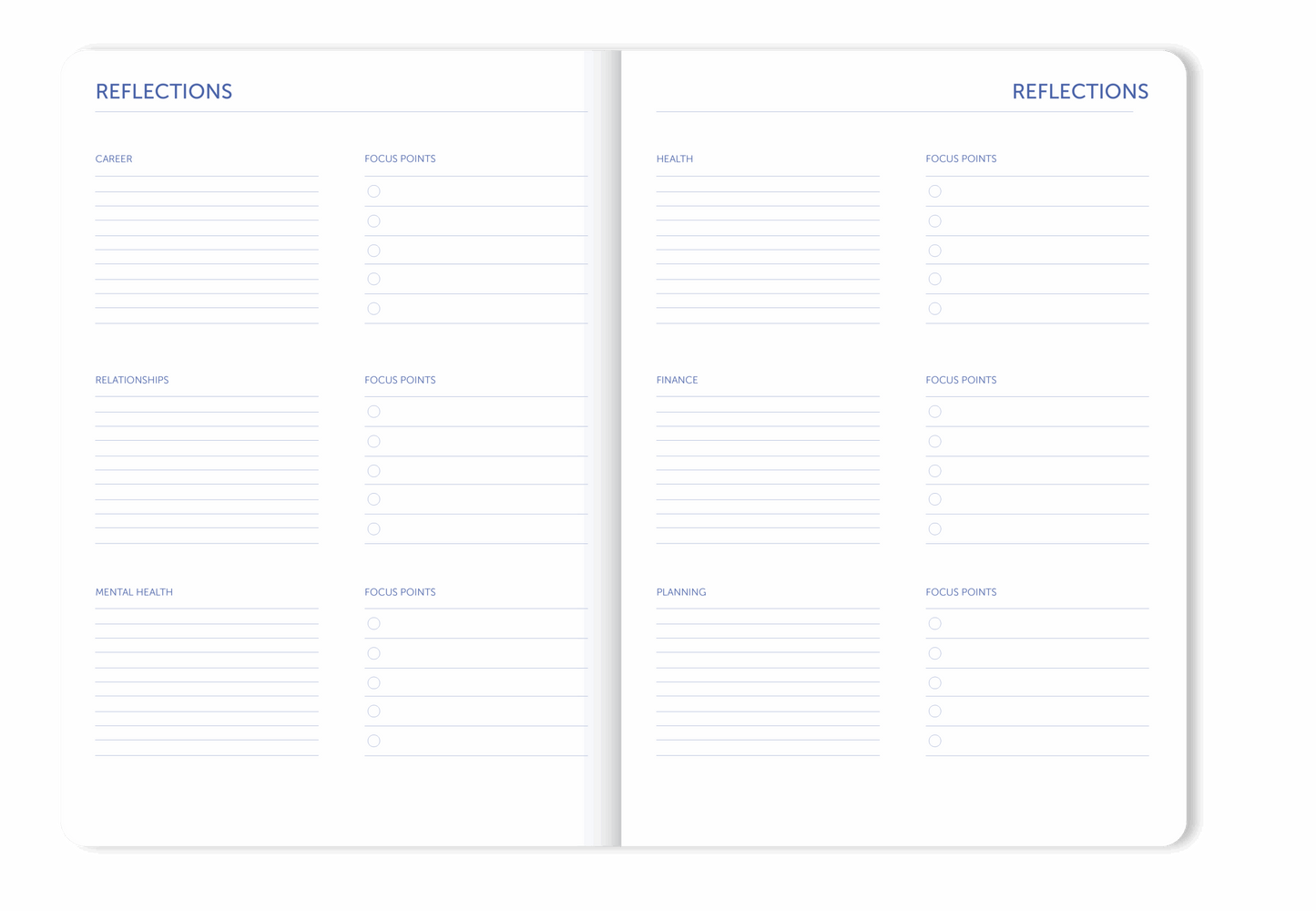 Journal agenda mensuel de 24 mois - A-stationery
