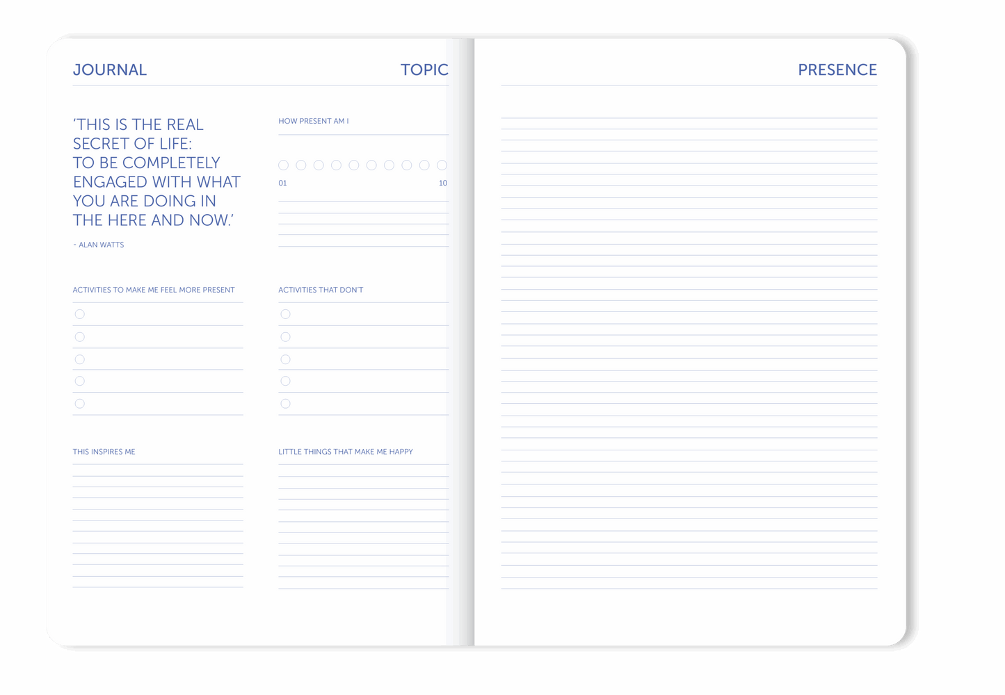 Journal agenda mensuel de 24 mois - A-stationery