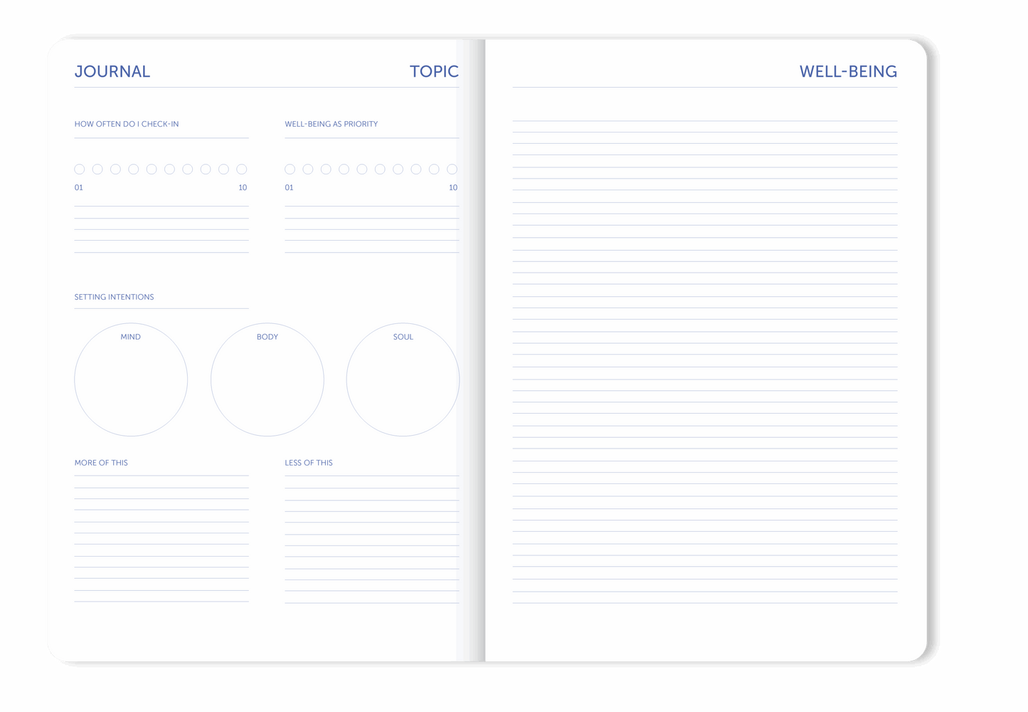 Journal agenda mensuel de 24 mois - A-stationery