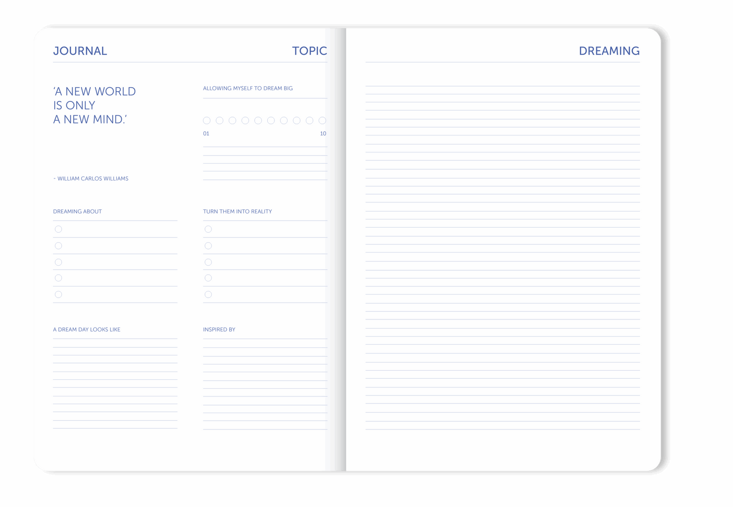 Journal agenda mensuel de 24 mois - A-stationery