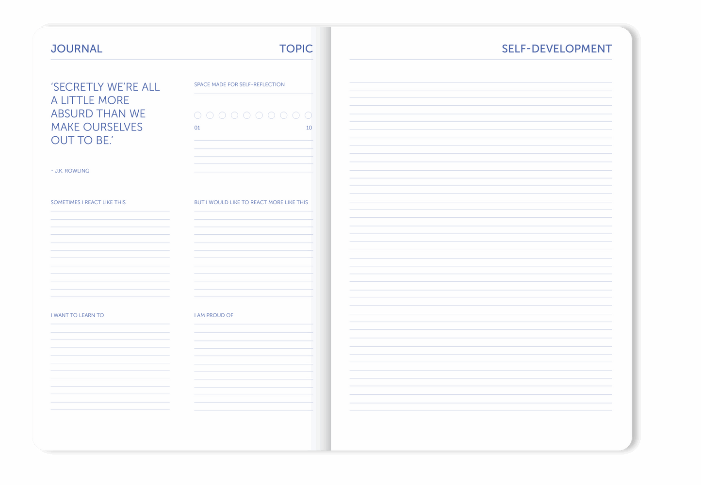 Journal agenda mensuel de 24 mois - A-stationery