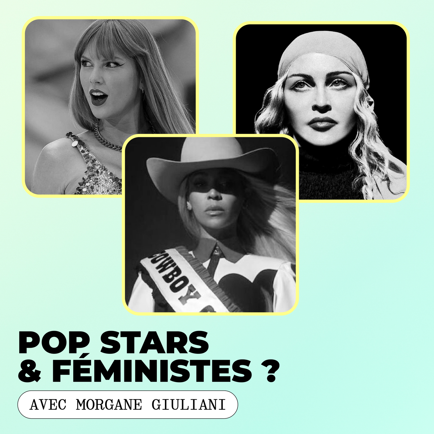 Cycle 3 ateliers "Pop Stars & féministes ? "