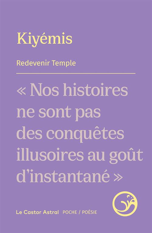 Lancement du recueil de poésies de Kiyémis "Redevenir temple"