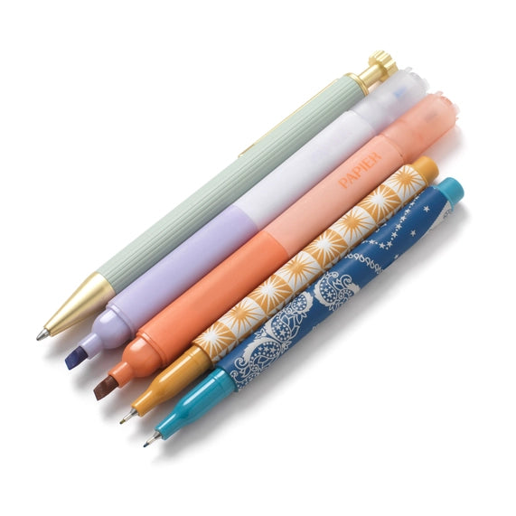 Ensemble de stylos mixtes - Solstice - Papier UK