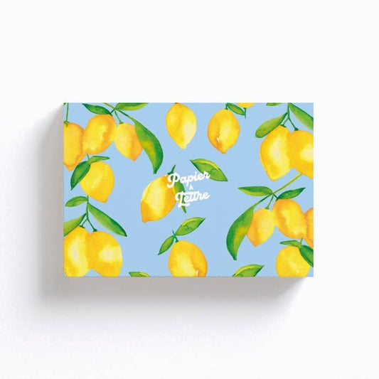 Quartier Libre Papier - Coffret de Papier à Lettre Citrons Quartier Libre