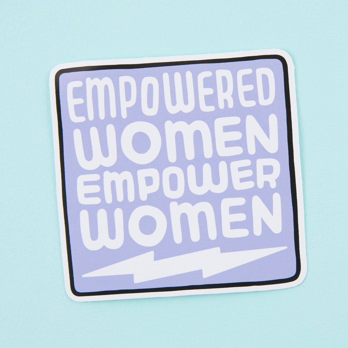 Punky Pins - Empowered Women - Sticker en vinyle violet