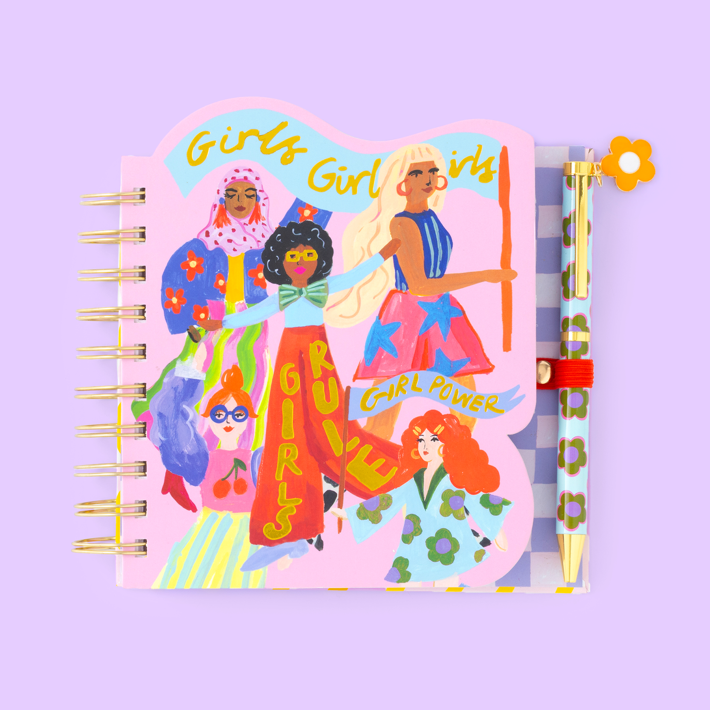 Carnet Girls rules & stylo