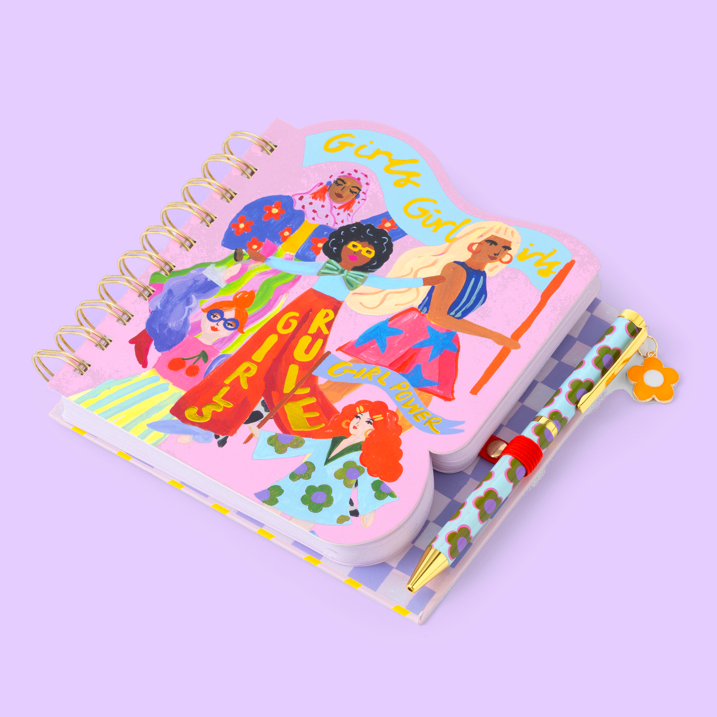 Carnet Girls rules & stylo