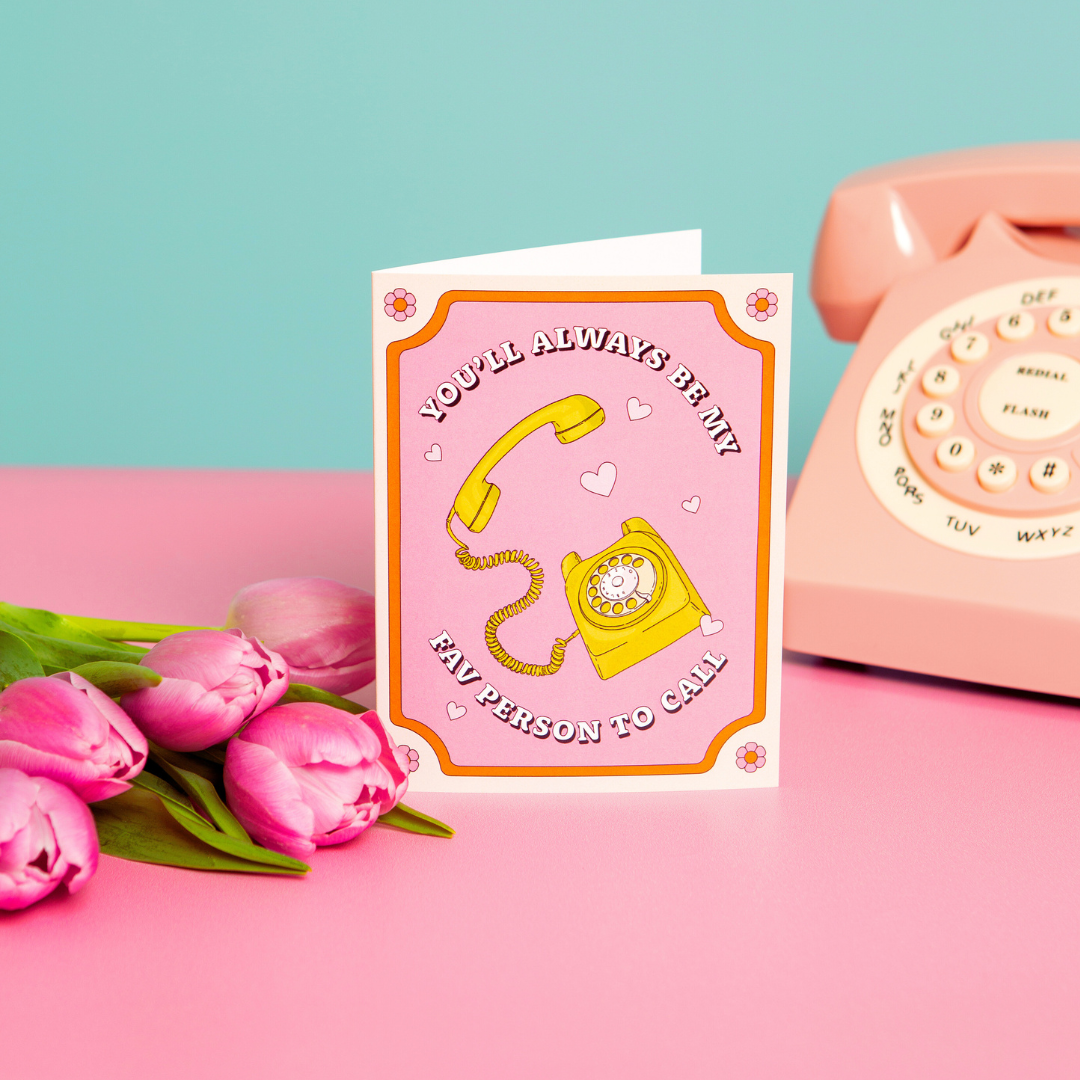 Party Mountain Paper co. - Personne préférée à appeler | Carte pour la fête des mères