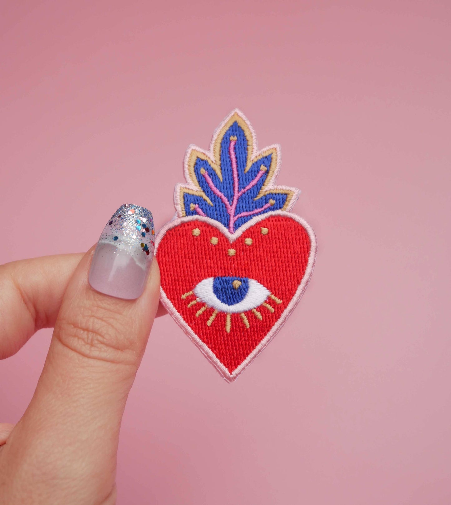 MALICIEUSE - Patch thermocollant Coeur Ex Voto