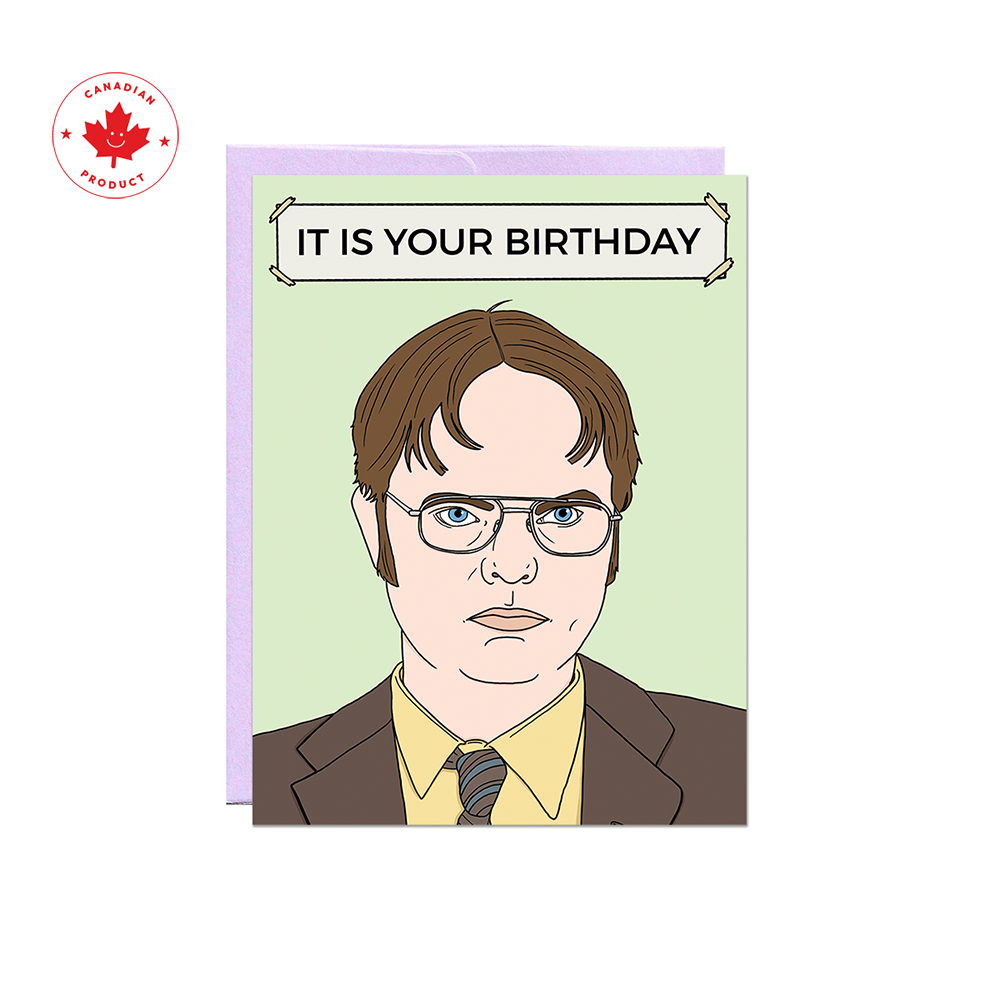 Party Mountain Paper co. - Dwight Birthday | Carte d'anniversaire