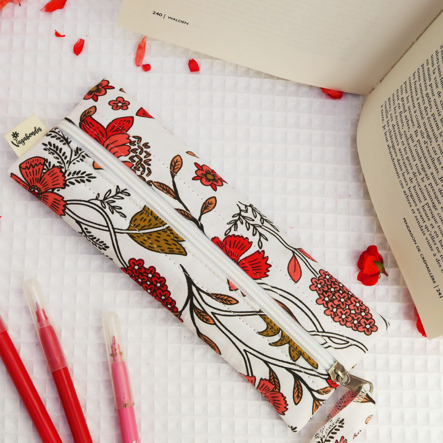 Trousse plate en coton - Vagabones