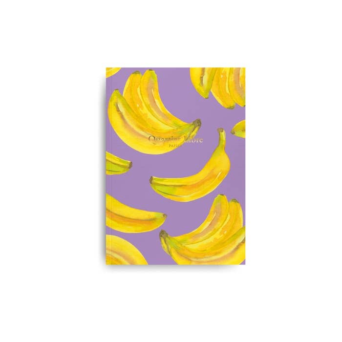 Quartier Libre Papier - Petit carnet Bananes Quartier Libre