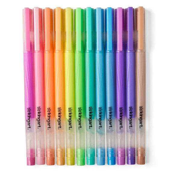 Stylo gels - 12 couleurs
