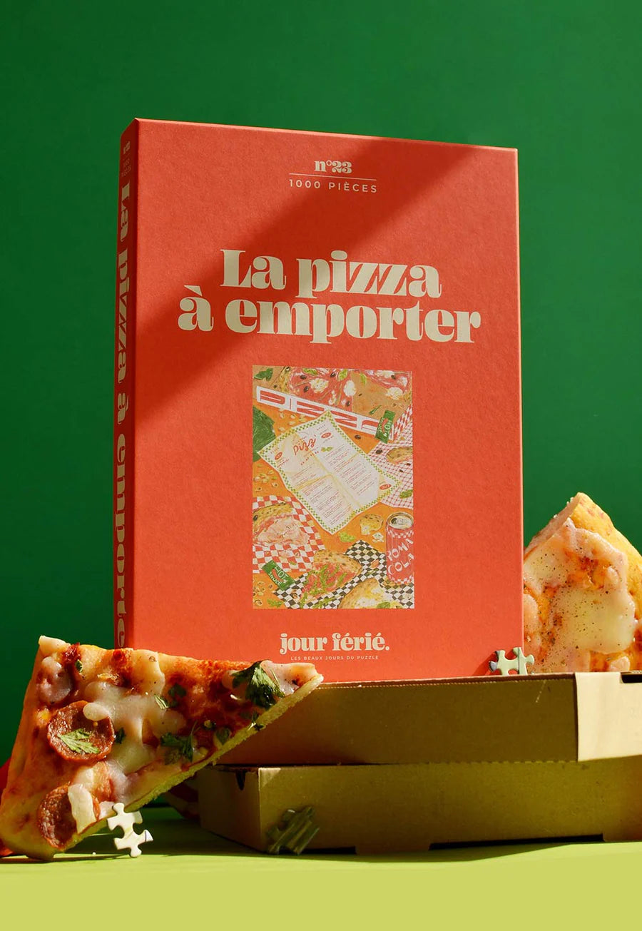 Puzzle La pizza à emporter - 1000 pcs